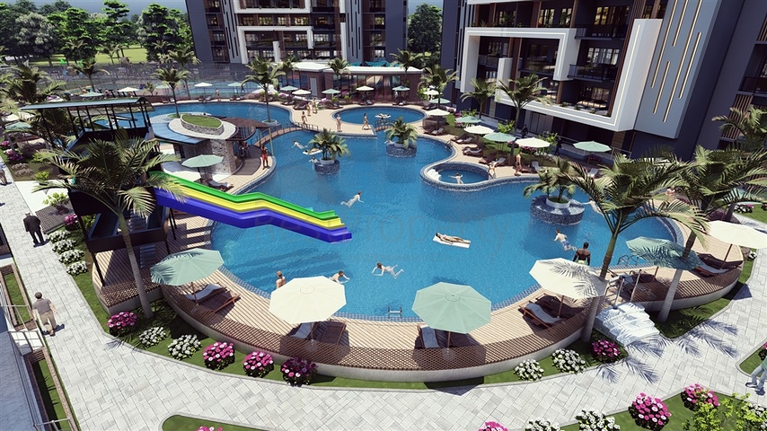 A large-scale hotel concept project in the Tomyuk area 500m from the sea