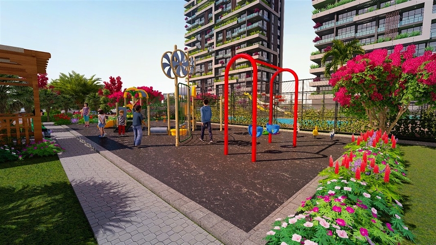 Apartments for sale under construction in Erdemli district