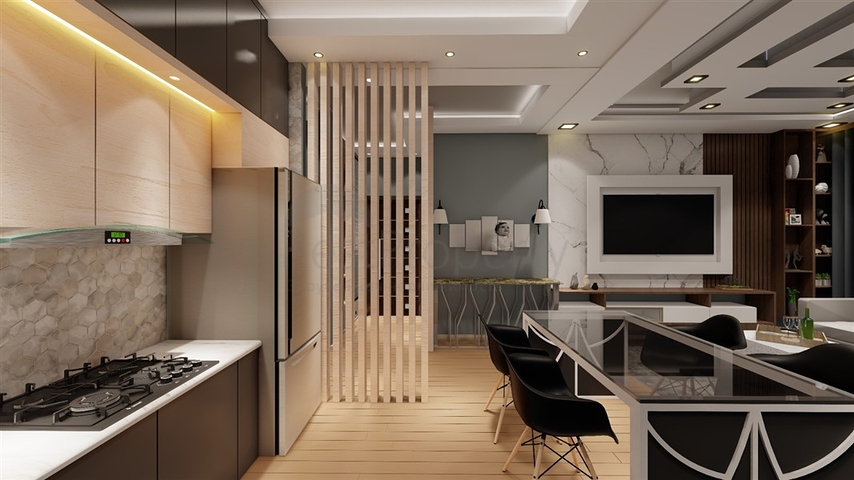 Apartments for sale under construction in Erdemli district