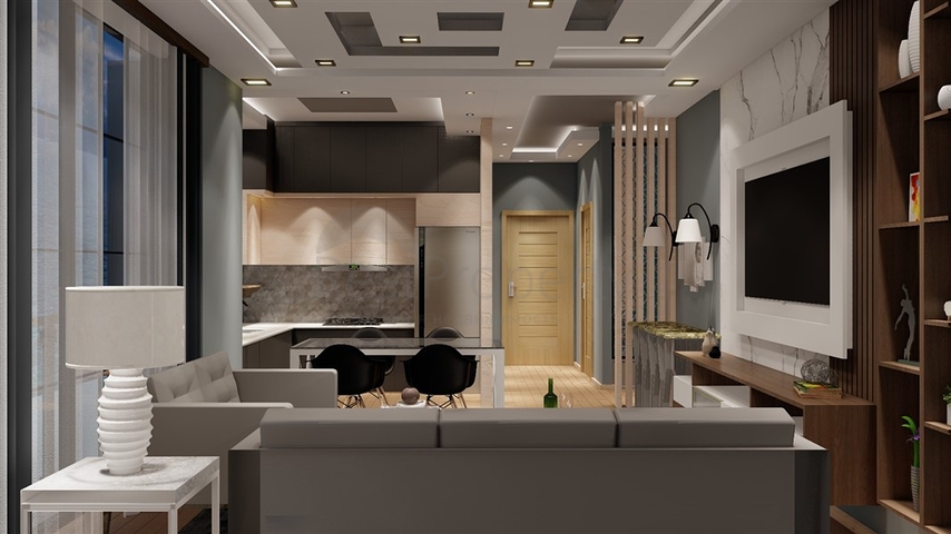 Apartments for sale under construction in Erdemli district