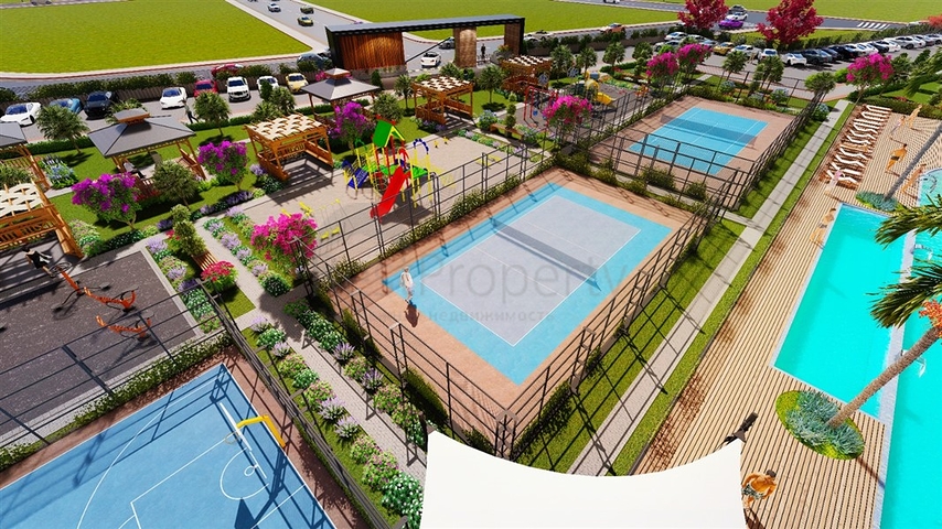 Apartments for sale under construction in Erdemli district