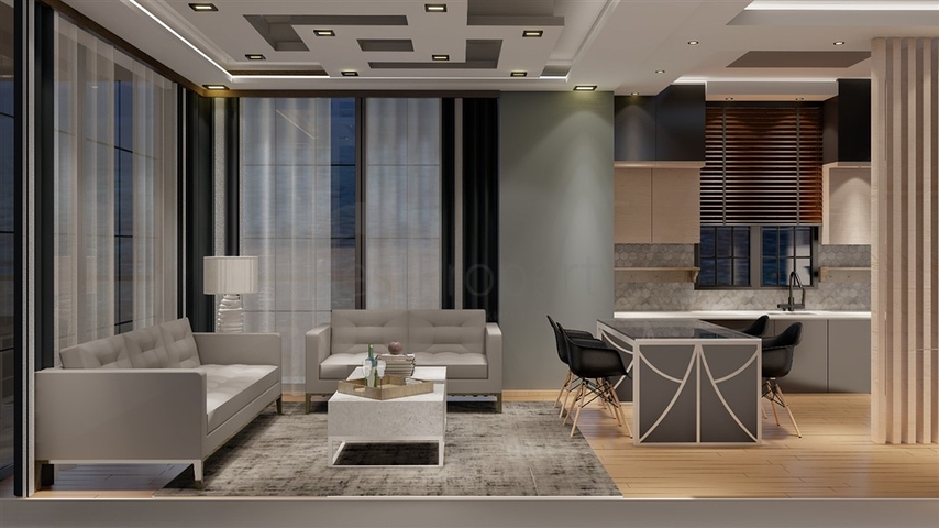 Apartments for sale under construction in Erdemli district