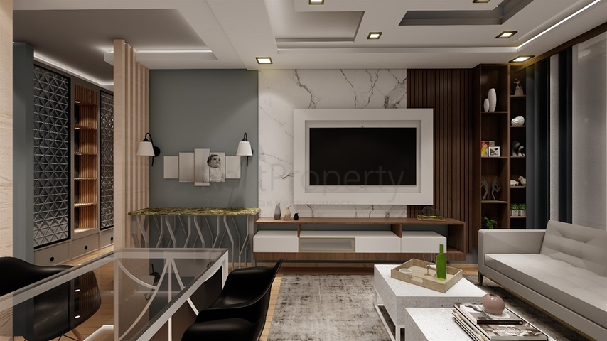 Apartments for sale under construction in Erdemli district