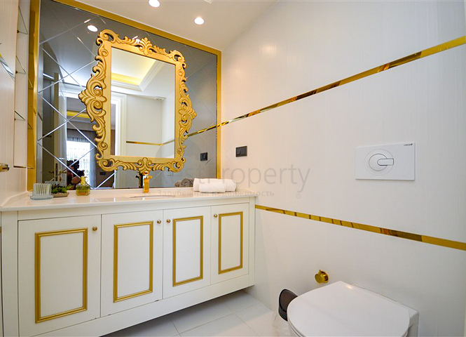 Luxury 2+1 apartment with sea view in an elite Alanya complex