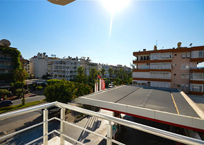 2+1 apartment 100 meters from the main beach of the city on Cleopatra