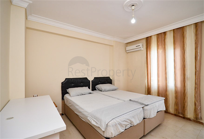 4+1 apartment 50 meters from the Mediterranean Sea