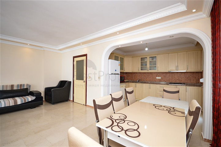 4+1 apartment 50 meters from the Mediterranean Sea