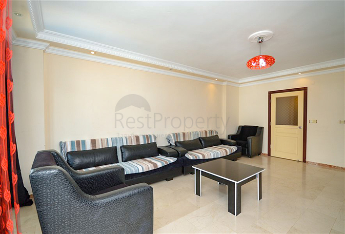 4+1 apartment 50 meters from the Mediterranean Sea