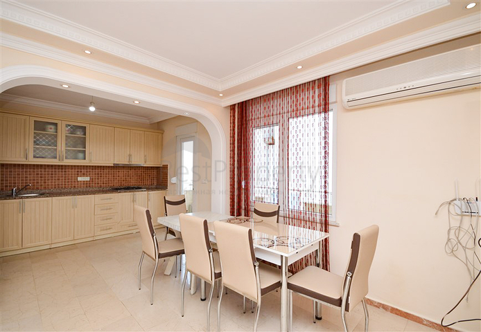 4+1 apartment 50 meters from the Mediterranean Sea