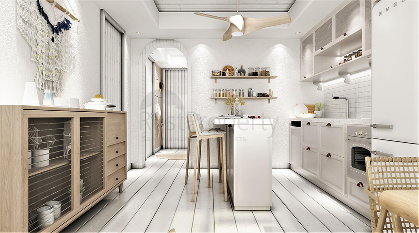 Residences with sea views, with amazing nature away from the noise of the city.