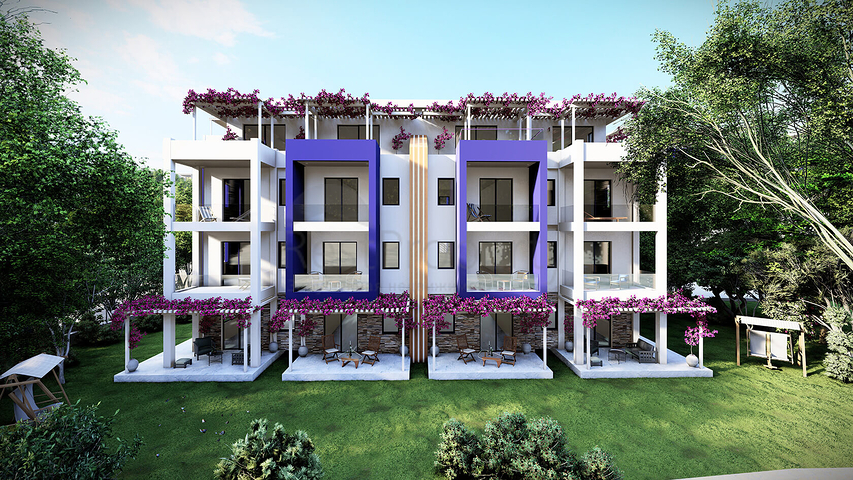 Residences with sea views, with amazing nature away from the noise of the city.