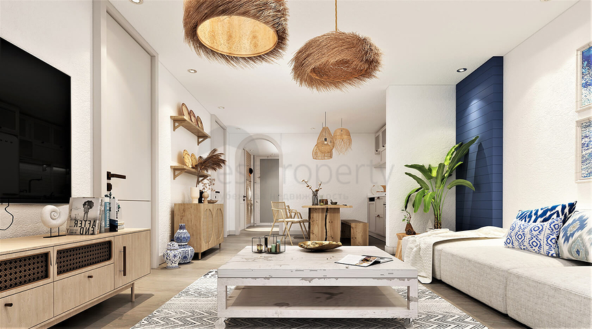 Residences with sea views, with amazing nature away from the noise of the city.