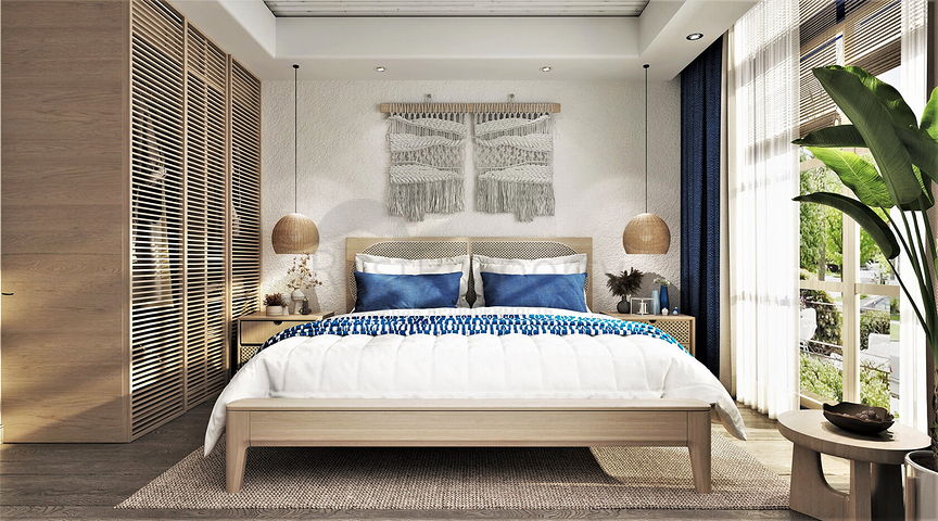 Residences with sea views, with amazing nature away from the noise of the city.