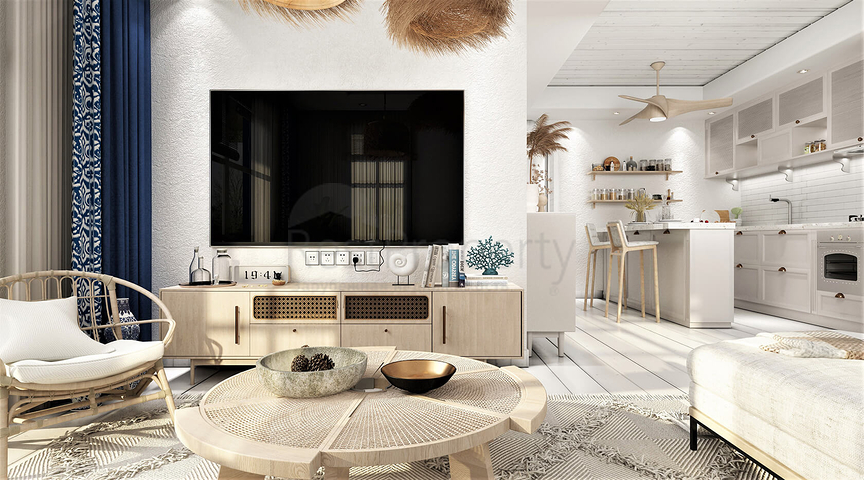 Residences with sea views, with amazing nature away from the noise of the city.