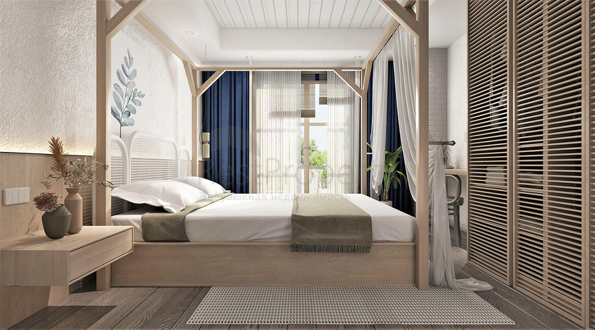 Residences with sea views, with amazing nature away from the noise of the city.