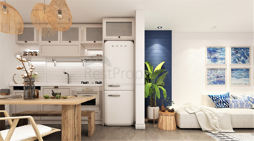 Residences with sea views, with amazing nature away from the noise of the city.