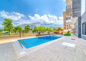 1+1 apartment in a new complex in Mahmutlar