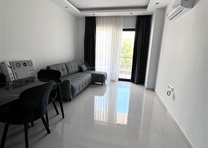 1+1 apartment in a new complex in Mahmutlar