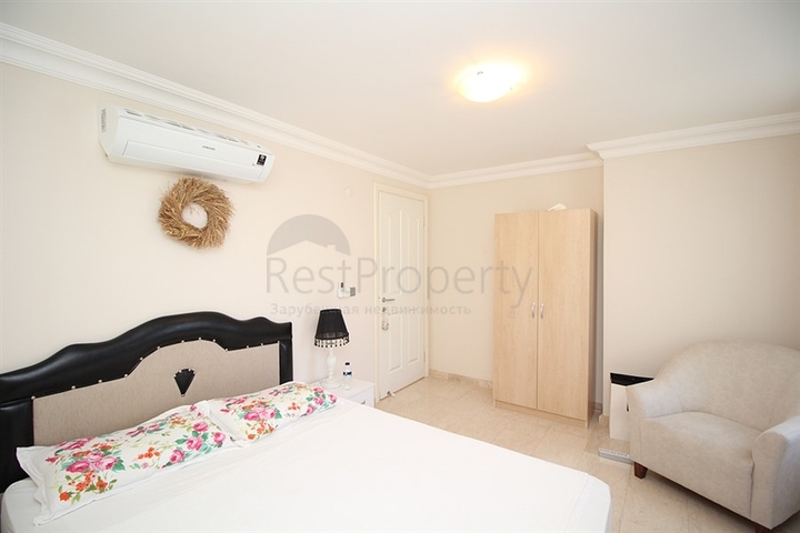 Furnished detached villa 4+1 in Tepe area