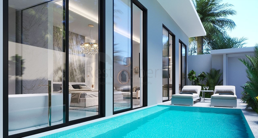 Villa investment project in a popular tourist area in Bali