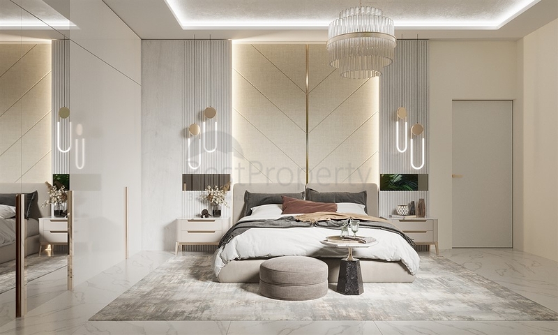 The project of a complex of two-storey premium class villas with an original design