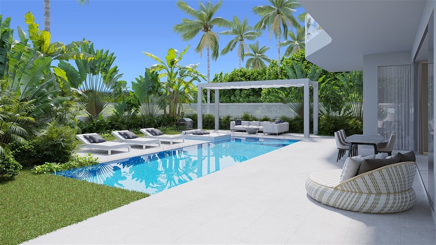 The project of a complex of two-storey premium class villas with an original design