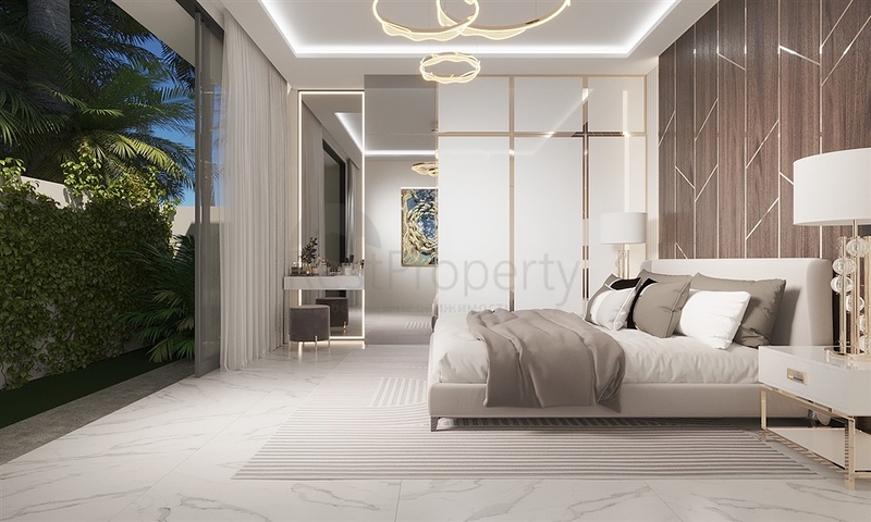 The project of a complex of two-storey premium class villas with an original design