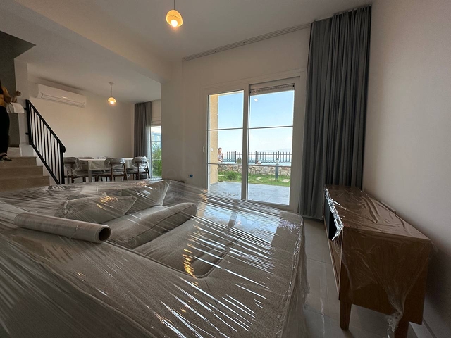 A finished residence with panoramic sea views.