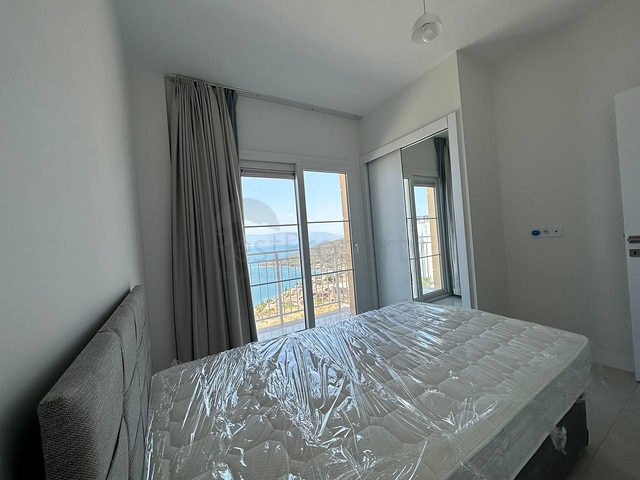 A finished residence with panoramic sea views.