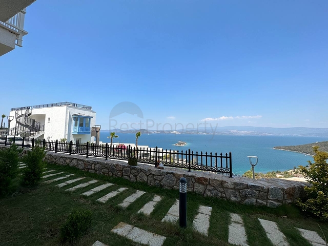 A finished residence with panoramic sea views.