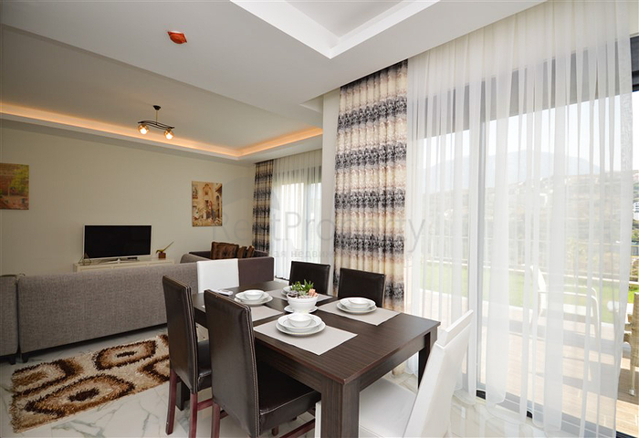 Modern and new 3+1 villa in Kargicak area