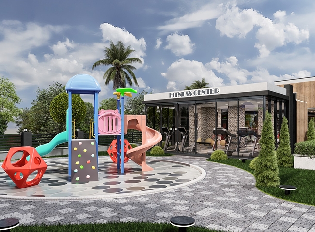 New complex of detached villas near the sea