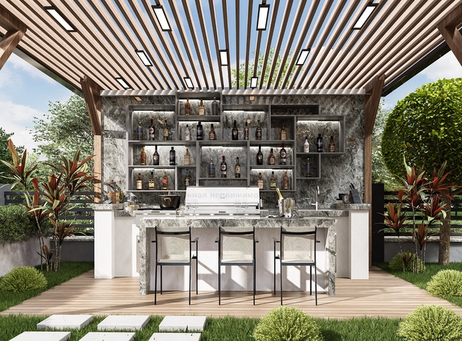 New complex of detached villas near the sea