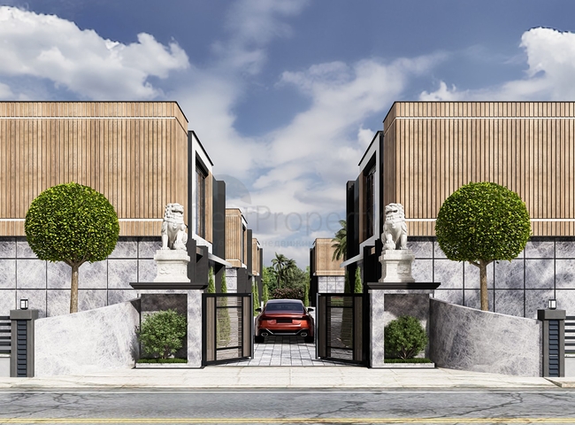 New complex of detached villas near the sea