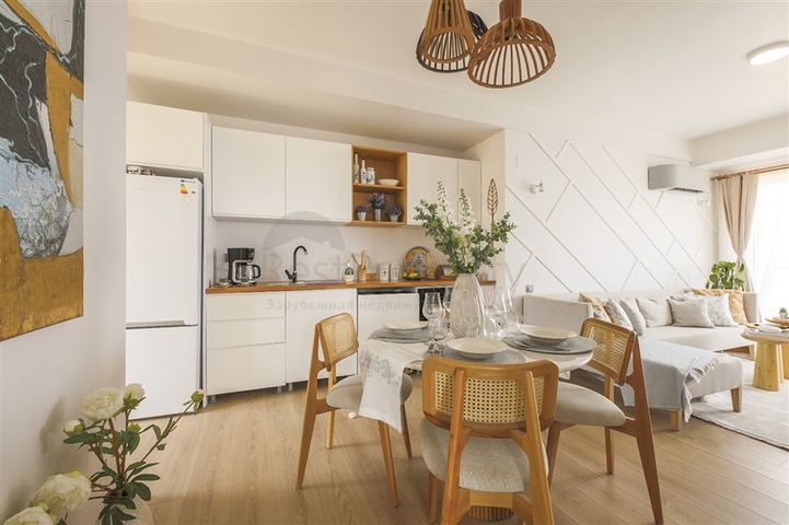 The complex is in the final stage of construction, 150 meters from the sea