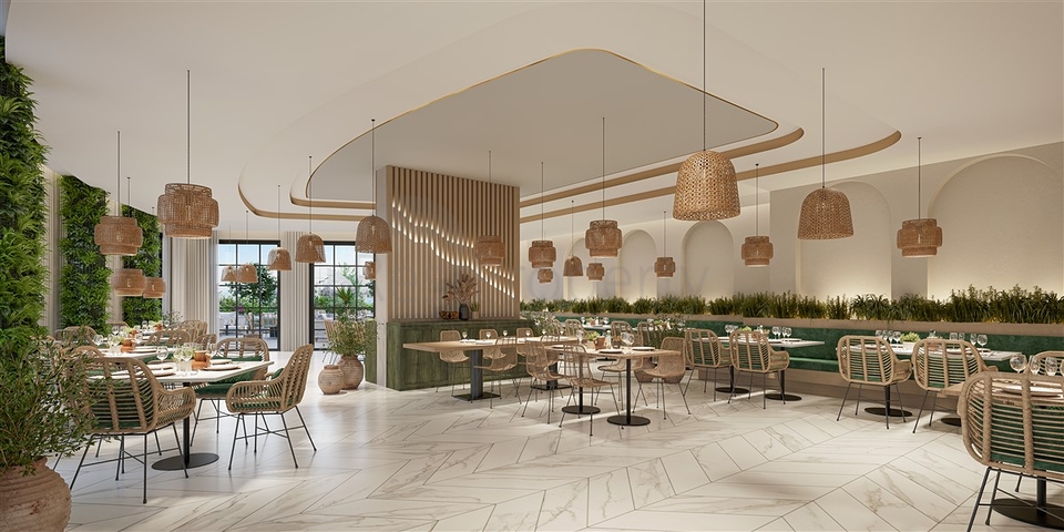 The complex is in the final stage of construction, 150 meters from the sea