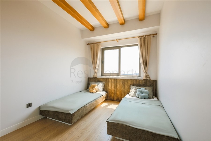 The complex is in the final stage of construction, 150 meters from the sea