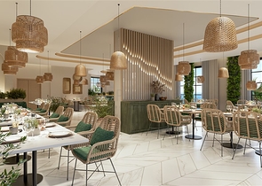 The complex is in the final stage of construction, 150 meters from the sea