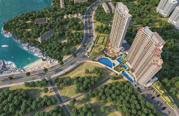 Ready-made residential complex on the first coastline in Erdemli