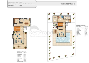Luxury villas on the territory of a unique complex