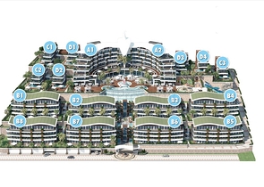 Luxury villas on the territory of a unique complex