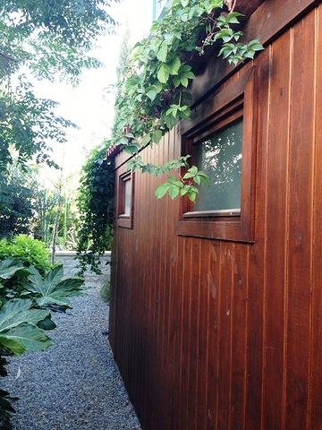 Villa with a large plot with a green garden in Alachaty