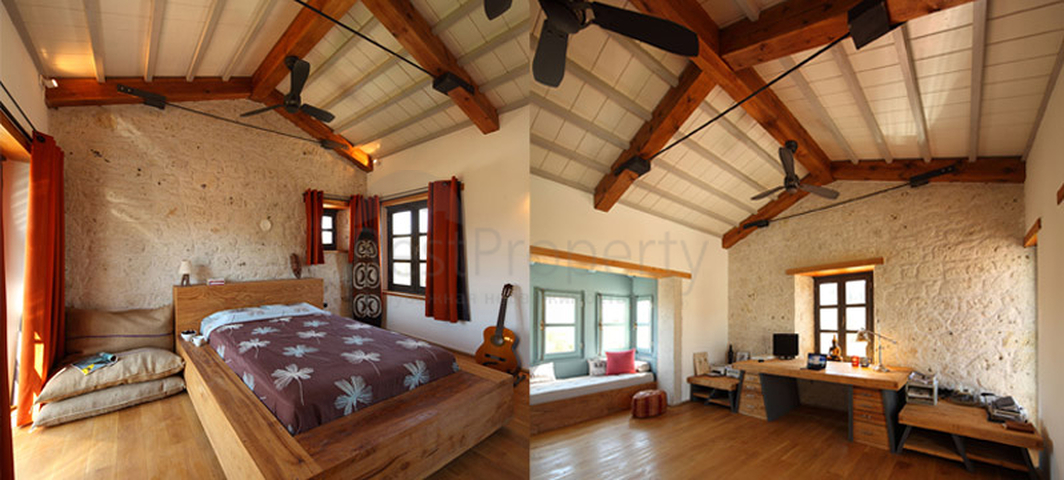 Villa with a large plot with a green garden in Alachaty