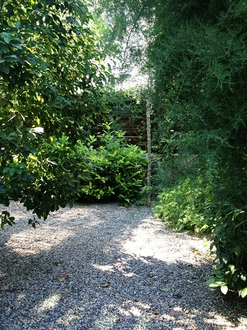 Villa with a large plot with a green garden in Alachaty