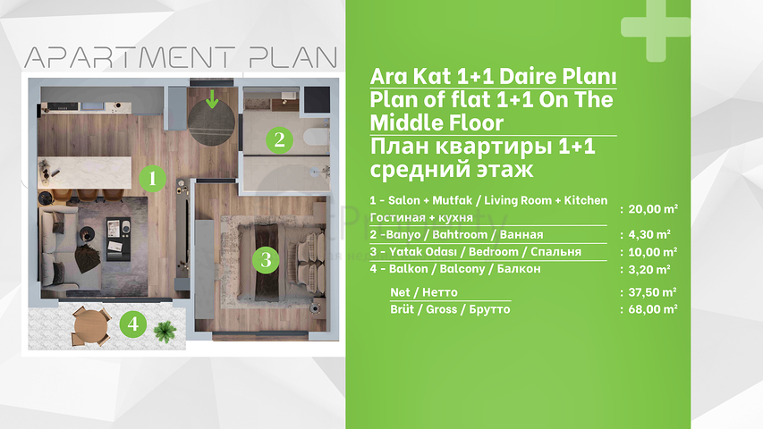 Investment project in the Altyntas - Antalya area 