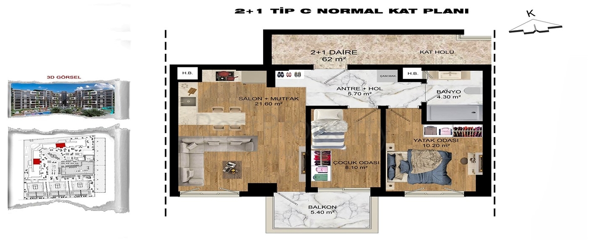 Investment project in the Altyntas - Antalya area