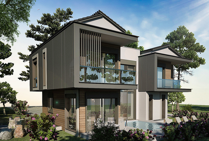 3+1 , 4+1 and 5+1 villas in Doshemealti - Antalya area 