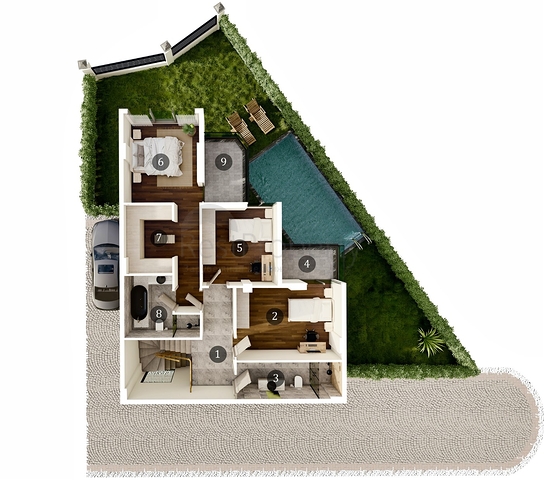 3+1 , 4+1 and 5+1 villas in Doshemealti - Antalya area 
