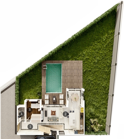 3+1 , 4+1 and 5+1 villas in Doshemealti - Antalya area 