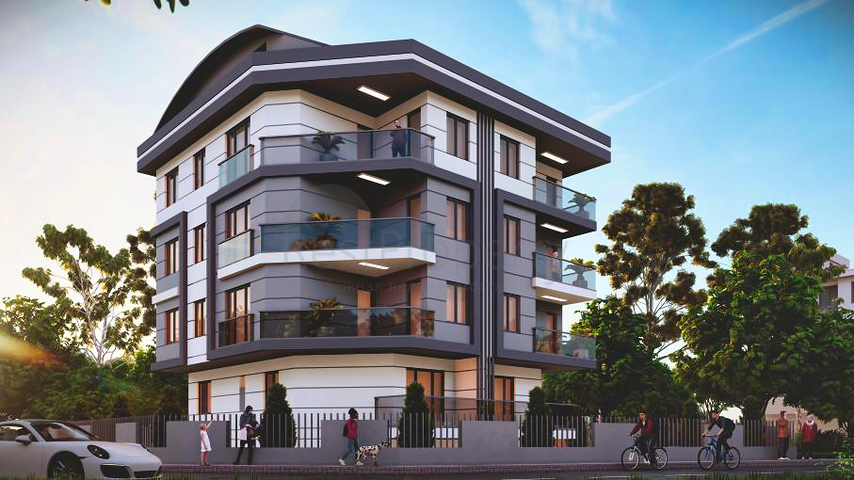 2+1 and 3+1 duplex apartments in Kepez - Antalya area  